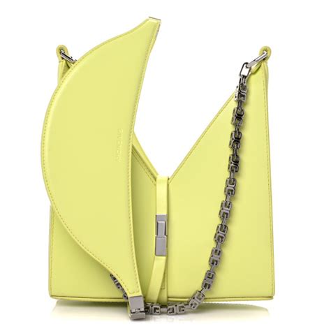 givenchy neon yellow bag|GIVENCHY Box Calfskin Mini Cut Out Shoulder Bag .